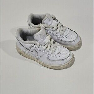 Nike Air Force 1 Low Toddler boy girl size 9 c white sneakers